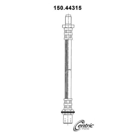Centric Parts Brake Hose, 150.44315 150.44315